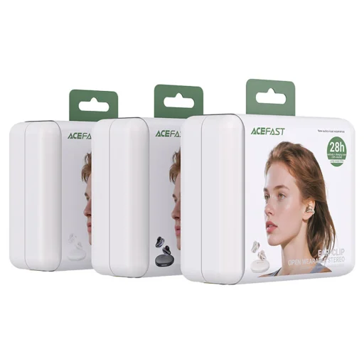 Acefast - Bezdrôtové slúchadlá Aceclip Pro (FA006) - OWS Stereo, BT 5.4, Duálne mikrofóny s potlačením hluku, 400mAh, IP55, Type-C - Čierne - 7