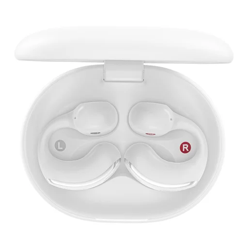 Acefast - Bezdrôtové slúchadlá Aceclip Pro (FA006) - OWS stereo, BT 5.4, duálny mikrofón s redukciou šumu, 400 mAh, IP55, Type-C - biela - 2