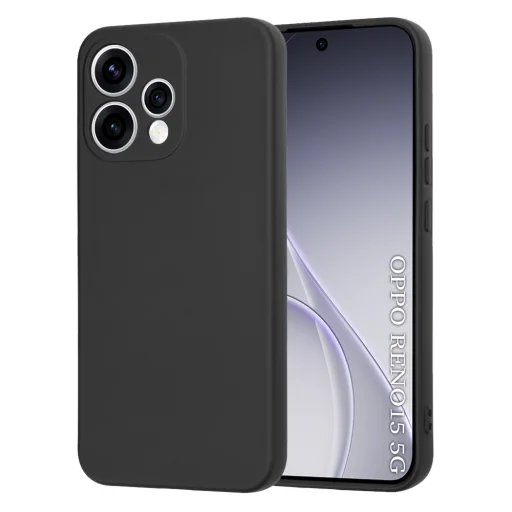 Techsuit - SoftFlex - Oppo Reno15 - Čierne puzdro - 1