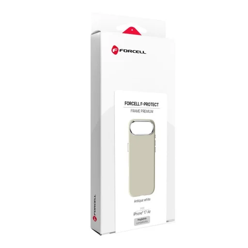 iPhone 17 Air tok Forcell F-Protect Frame Premium kompatibilis Magsafe-vel antik fehér tok - 10