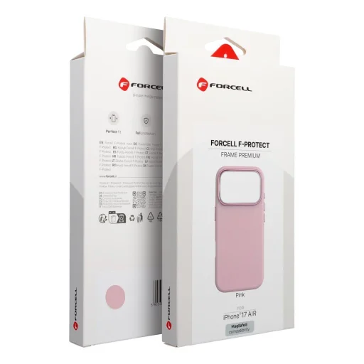 iPhone 17 Air Forcell F-Protect Frame Premium kompatibilný s MagSafe ružový kryt - 9