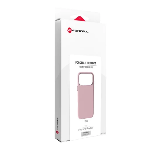 iPhone 17 Pro Max Forcell F-Protect Frame Premium kompatibilis MagSafe rózsaszín tok - 9
