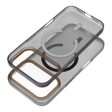 iPhone 16e / 17e puzdro Go Oranžová kompatibilné s MagSafe čierne puzdro