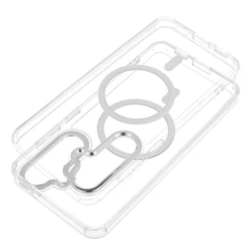 Priehľadný kryt Samsung Galaxy A16 FRAME CLEAR HYBRID MAG COVER - 2