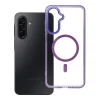Samsung Galaxy A17 puzdro FRAME CLEAR HYBRID MAG COVER kompatibilné s MagSafe fialové thumbnail