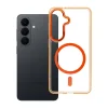 Samsung Galaxy S26 puzdro FRAME CLEAR HYBRID MAG kompatibilné s MagSafe hermes oranžová thumbnail
