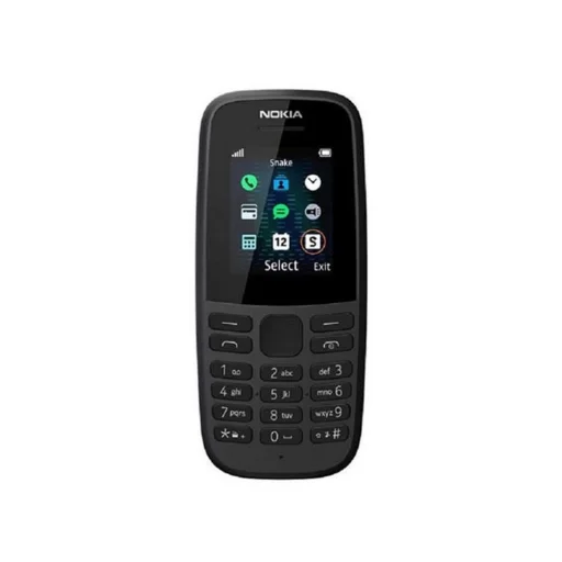 Nokia 105 2019 Dual SIM mobiltelefon fekete - 1