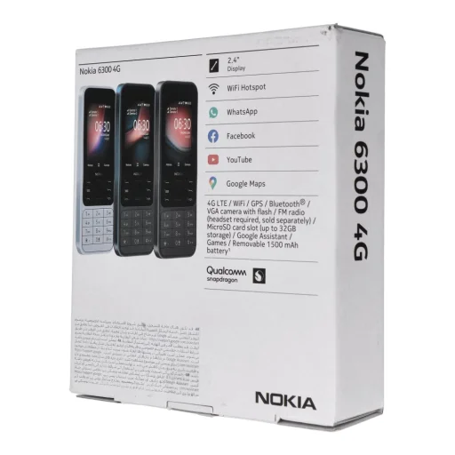 Nokia 6300 Dual Sim 4G fekete - 3