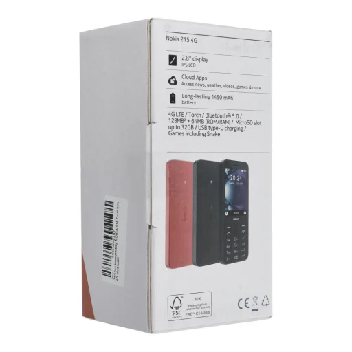 NOKIA 215 Dual Sim 4G kék mobiltelefon - 2
