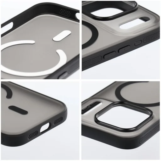 iPhone 17 Air Flexline Mag puzdro kompatibilné s MagSafe čierne - 5