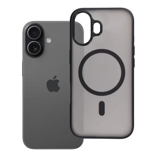 iPhone 17 Flexline Mag puzdro kompatibilné s MagSafe čierne - 1