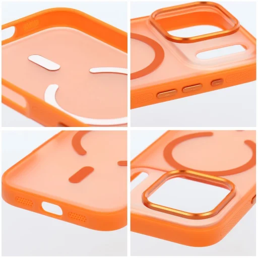 iPhone 17 Pro Flexline Mag puzdro kompatibilné s MagSafe oranžové - 5