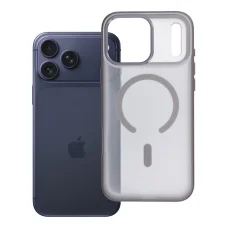 iPhone 17 Pro Max Flexline Mag kompatibilné puzdro MagSafe sivé