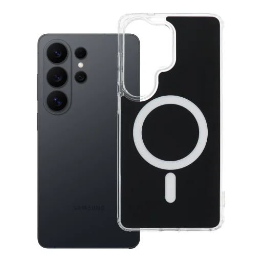 Samsung Galaxy S26 Ultra puzdro Clear Fusion Mag kompatibilné s MagSafe čierne - 7