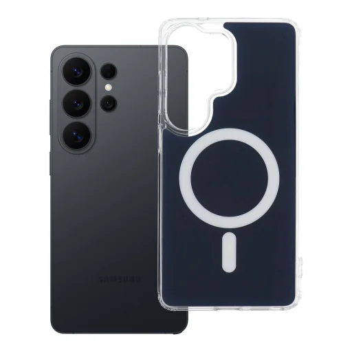 Puzdro na Samsung Galaxy S26 Ultra priehľadné Fusion Mag puzdro kompatibilné s MagSafe námornícka modrá - 7