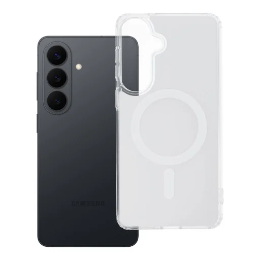 Puzdro na Samsung Galaxy S26 Plus Priehľadné puzdro Fusion Mag kompatibilné s MagSafe biele - 7