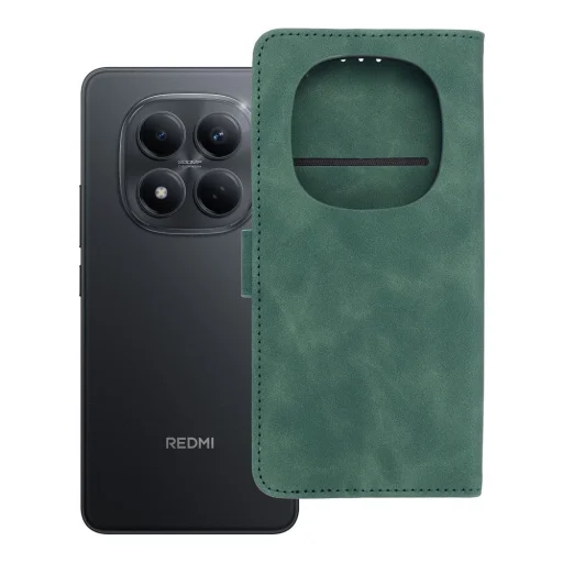 TENDER fliptok XIAOMI Redmi Note 15 PRO 5G készülékhez zöld tok - 9
