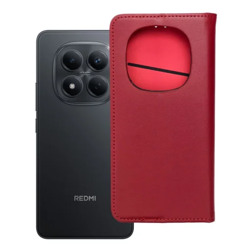 Xiaomi Redmi Note 15 5G tok SMART PRO könyv bőr tok bordó - 10
