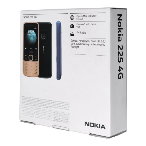 Nokia 225 4G Dual Sim 128MB fekete mobiltelefon - 3
