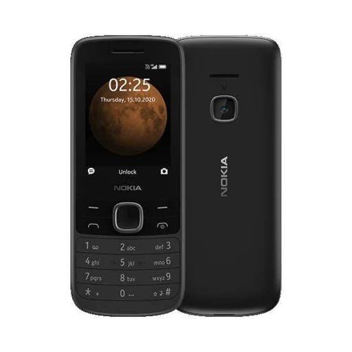 Nokia 225 4G Dual Sim 128MB fekete mobiltelefon - 1