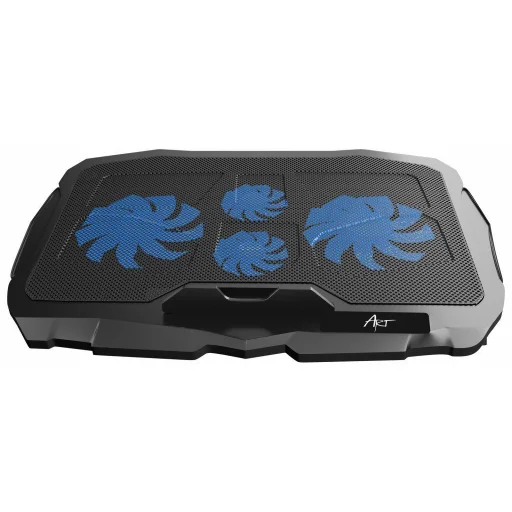 Hűtőállvány laptophoz ART P4 2 x USB A LED fekete - 2