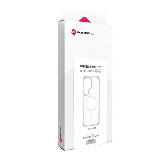 Tok Samsung S26 Ultra készülékhez Forcell F-Protect átlátszó hibrid prémium, MagSafe-kompatibilis, átlátszó tok - 10
