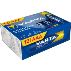 VARTA alkalické batérie R3 (AAA) Longlife Power 12 ks