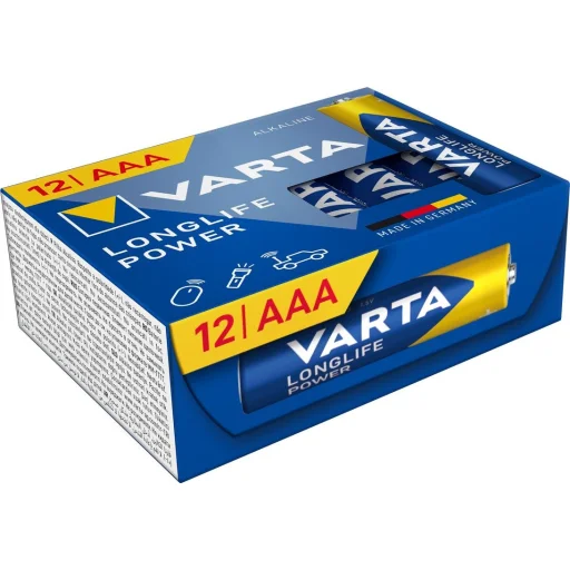 VARTA alkalické batérie R3 (AAA) Longlife Power 12 ks - 1