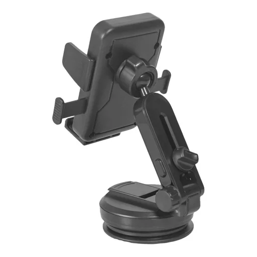 BLUE STAR Tough Lock držiak na telefón do auta na čelné sklo, čierny - 5