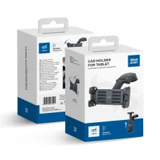 Max Wide držiak do auta na tablet s upevňovacím systémom, montovateľný na čelné sklo, čierny