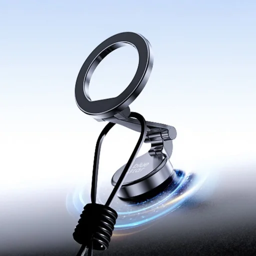 BLUE STAR Easy Wiev držiak do auta na palubnú dosku kompatibilný s MagSafe čierny - 9