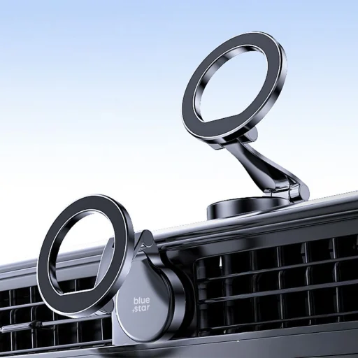 BLUE STAR Easy Wiev držiak do auta na palubnú dosku kompatibilný s MagSafe čierny - 13