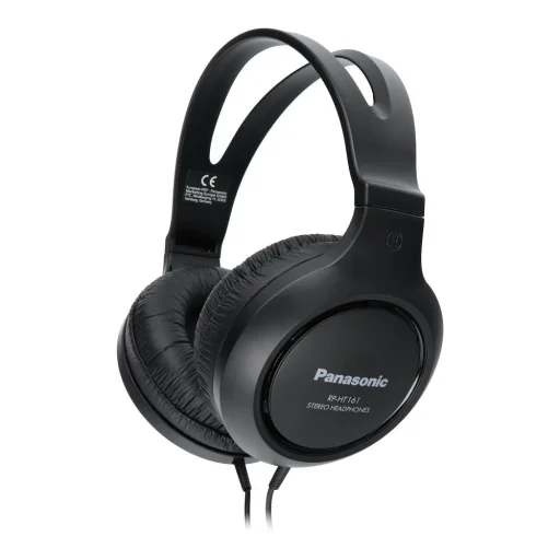 Vezetékes fejhallgató Jack 3,5 mm Panasonic RP-HT161 fekete - 1