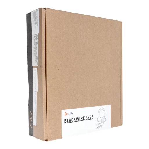 Káblové slúchadlá Jack 3,5 mm / USB-A Poly Blackwire C3325 čierne - 3