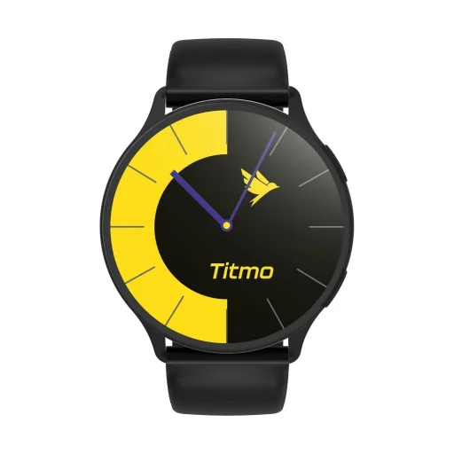Titmo O-200 Smart hodinky (GPS, AMOLED, Bluetooth hovory, silikónový remienok) čierne - 2
