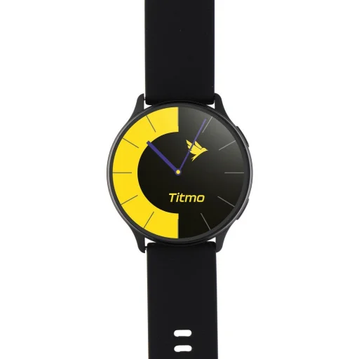 Titmo O-200 Smart hodinky (GPS, AMOLED, Bluetooth hovory, silikónový remienok) čierne - 3