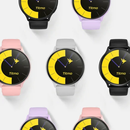 Titmo O-200 inteligentné hodinky (GPS, AMOLED, bluetooth volanie, silikónový remienok) ružové - 7