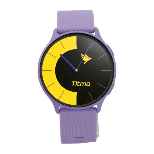 Titmo O-200 inteligentné hodinky (GPS, AMOLED, bluetooth hovory, silikónový remienok) levanduľové - 2