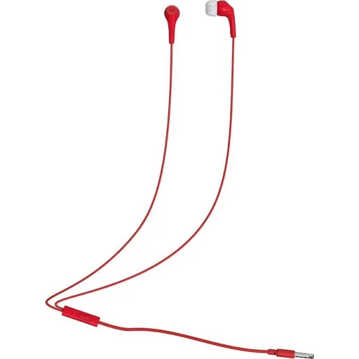 MOTOROLA Ear Buds 2-s červené káblové slúchadlá s mikrofónom 3,5 mm - 1