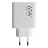 XIAOMI originálna nabíjačka USB A QC3.0 3A 67W MDY-15-ET biela bulk thumbnail