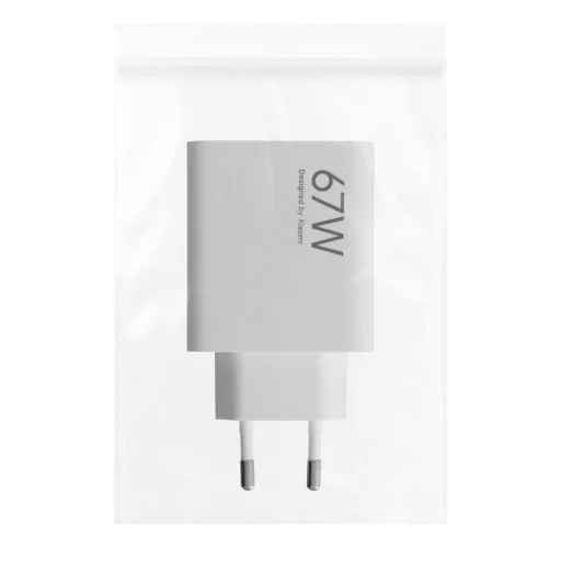 XIAOMI originálna nabíjačka USB A QC3.0 3A 67W MDY-15-ET biela bulk - 6