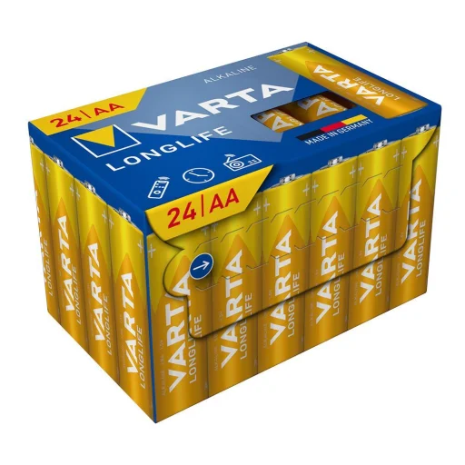VARTA alkalická batéria R6 (AA) Longlife 24 ks - 1