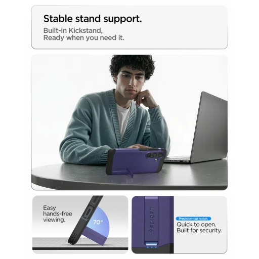 Samsung Galaxy S26 Plus Spigen Tough Armor Mag Magsafe puzdro Ash Violet - 9