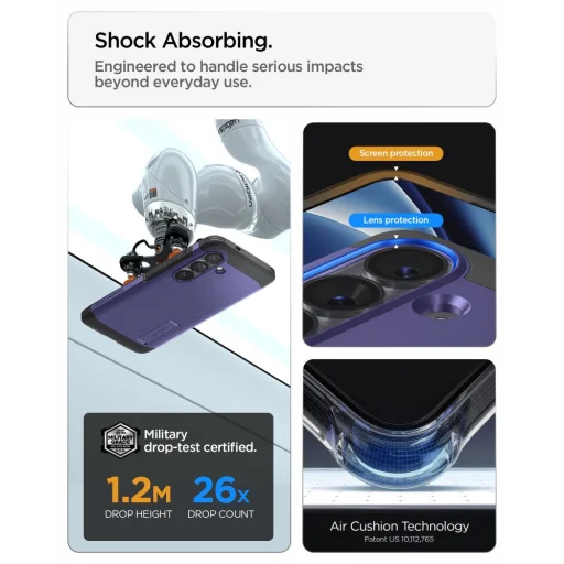 Samsung Galaxy S26 Plus Spigen Tough Armor Mag Magsafe puzdro Ash Violet - 10