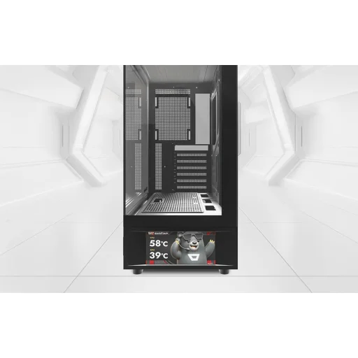 DarkFlash počítačová skriňa DS950+displej čierna (+6 ventilátorov) - 11