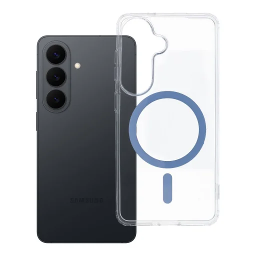 Samsung Galaxy S26 puzdro s lepeným farebným krúžkom MagSafe svetlomodré - 4