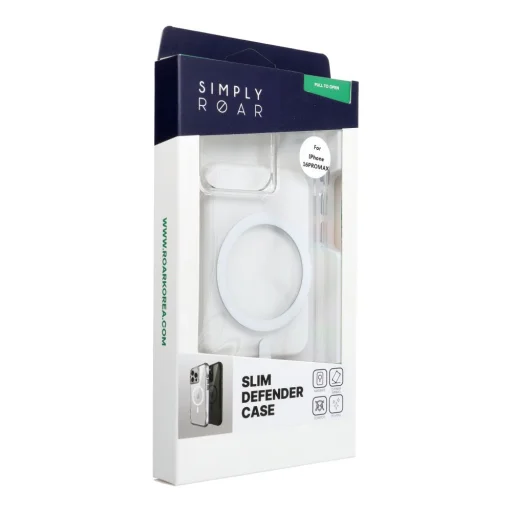 iPhone 16 Pro Max ROAR tok SLIM DEFENDER kompatibilis MagSafe átlátszó tok - 2