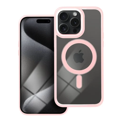 iPhone 15 Pro Max Color Edge Mag puzdro kompatibilné s MagSafe ružové - 1
