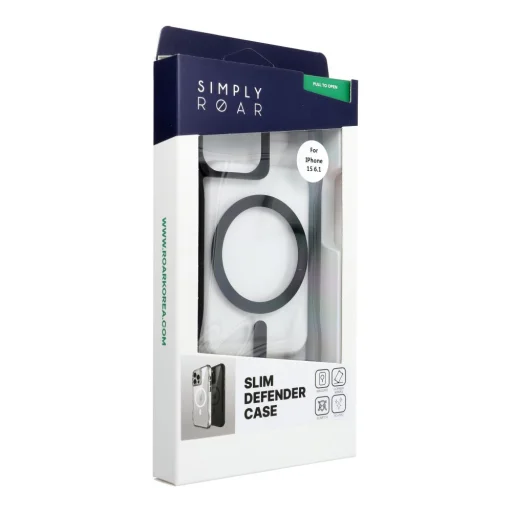 iPhone 15 ROAR SLIM DEFENDER puzdro, čierne - 2