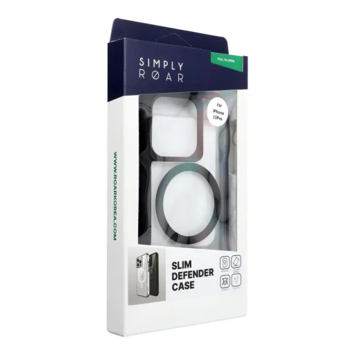 IPHONE 15 Pro ROAR SLIM DEFENDER puzdro čierne - 2